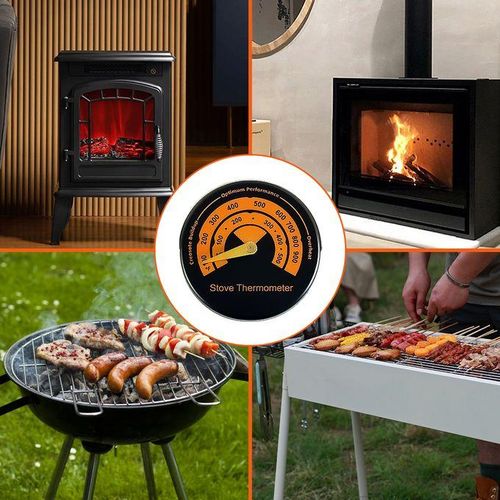 Wood Stove Thermometer Magnetic Oven Stove Temperature