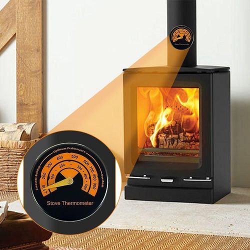 Wood Stove Thermometer Magnetic Oven Stove Temperature