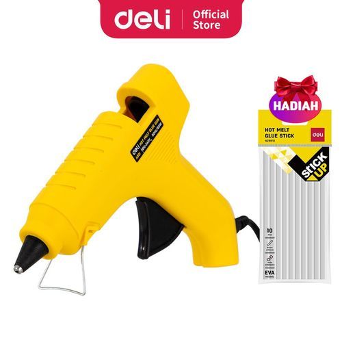 Hot Melt Glue Gun -Big Size  With 10pcs Clear Glue Sticks.