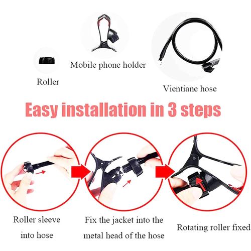 Lazy Bracket Adjustable Long Arm Flexible Gooseneck Universal Mobile Cell Phone Holder Stand