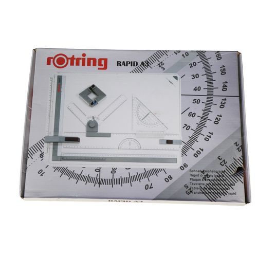 Rotring Line Drawing Set Of Instruments-White