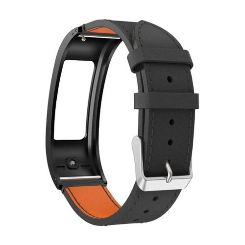 Leather Replacement Watch Band Wrist Strap Belt For Garmin Vivofit2/Vivofit New,Black NO5114