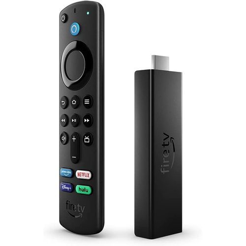 Amazon Fire TV Stick 4K Max streaming device, Wi-Fi 6, Alexa Voice Remote (includes TV controls) - Black