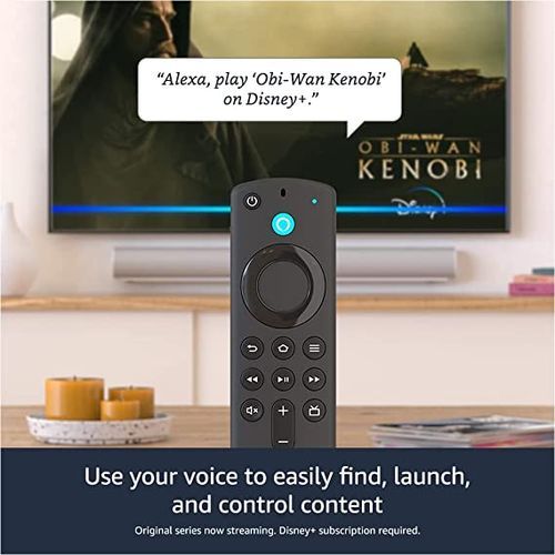 Amazon Fire TV Stick 4K Max streaming device, Wi-Fi 6, Alexa Voice Remote (includes TV controls) - Black