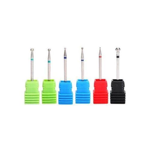 6Pcs Acrylic Gels Polishing Buffing Files Head Electric Nail   Set