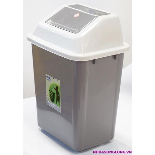 Rubbish Rubbish Shake  The Lid Trash Cans Creative Bathroom Bedroom Living Room With Lid Flip Garbage Can 10L,Blue,brown