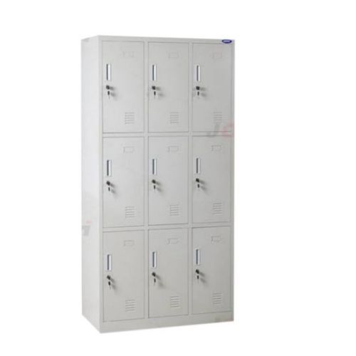Storage cabinet/ Office Locker 9 Lockers-Metallic
