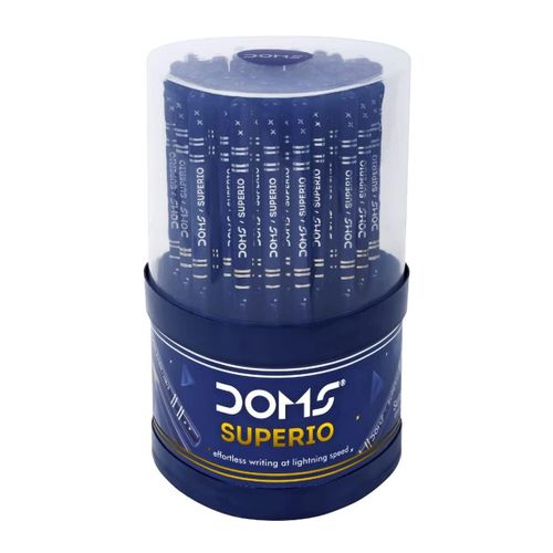 Doms Superio Non-Toxic Super Dark Graphite Pencils Tumbler Pack , Effortless Writing Ideal For Sketching & Drawing,  Pack of 50 Pencil