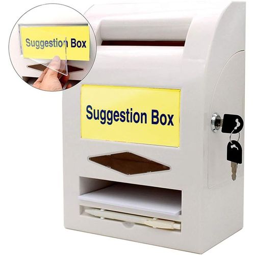 Suggestion Box - White