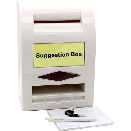 Suggestion Box - White