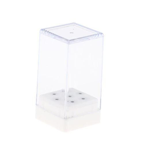 Organizer Container Seven Holes Manicure White