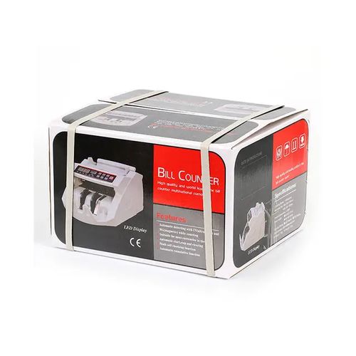 Electronic Money Counting Machine / Bill Counter with UV Fake Note Detector - White