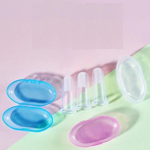 Baby Toothbrush Children 360 Degree Soft Finger Child Toothbrush Teethers Brush Silicone Kids Teeth Oral Care Cleaning