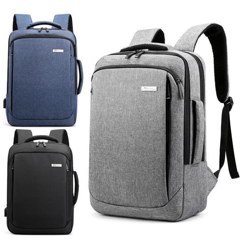 2 Handle USB Port Business Backpacks Office Computer Laptop Backpack - Multiple Colour