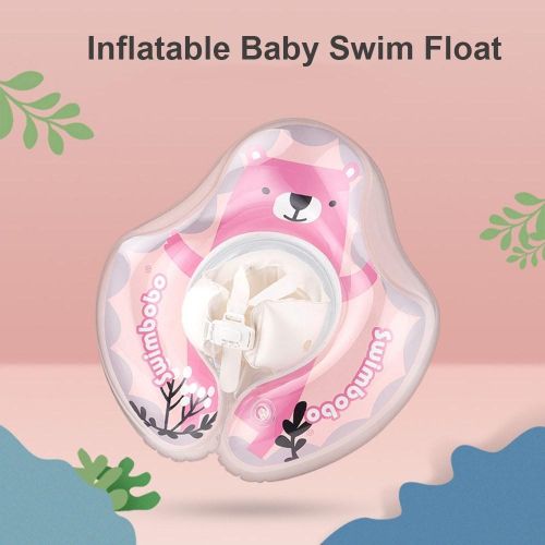Swimbobo Cute Baby Pool Float Inflatable Baby Swim Float - pink My