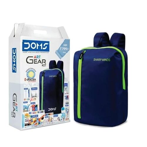 Doms Art Gear Kit With Good Quality Bag - Assorted Color