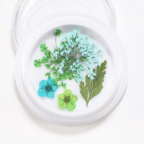 3D Real Dried Flowers Stickers Nail Art Decoration Tips DIY - , Cm 4