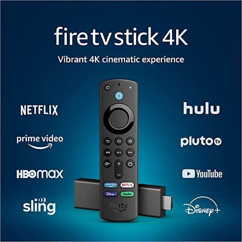 Amazon Fire TV Stick Streaming Device With Alexa Built in, Dolby Vision - Black