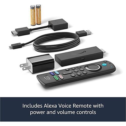 Amazon Fire TV Stick Streaming Device With Alexa Built in, Dolby Vision - Black