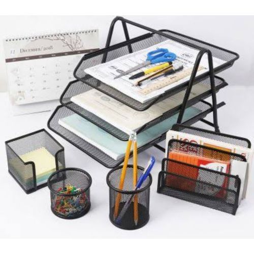 Genuine Set Of 5pcs Document Tray And Other-Black
