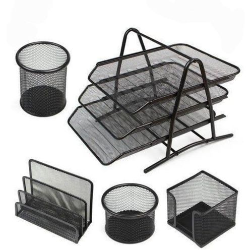 Genuine Set Of 5pcs Document Tray And Other-Black