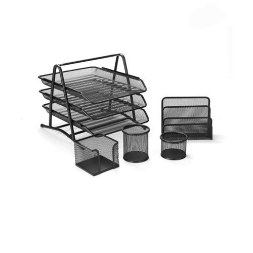 Genuine Set Of 5pcs Document Tray And Other-Black