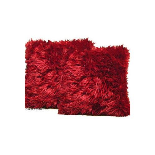 Cushions With Micro Fibre -  Red
