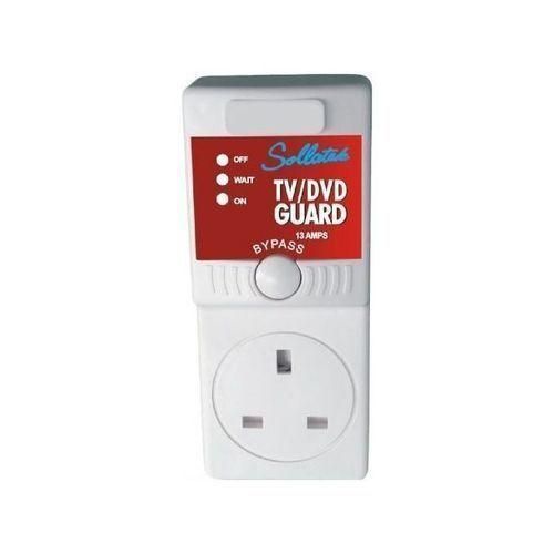 Sollatek TV & Fridge Guards Plus 6 Way Extension - White