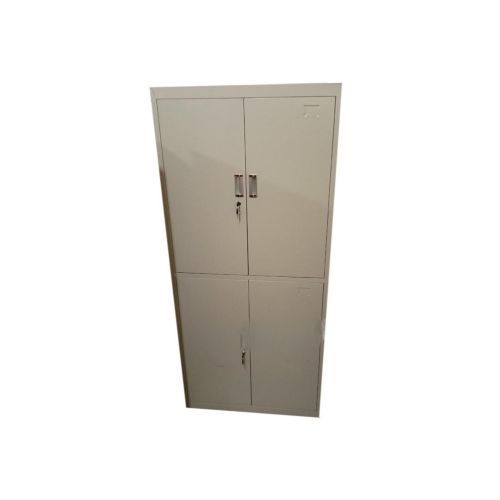 Filing Cabinet/Office Locker 4 Doors-Metallic Silver