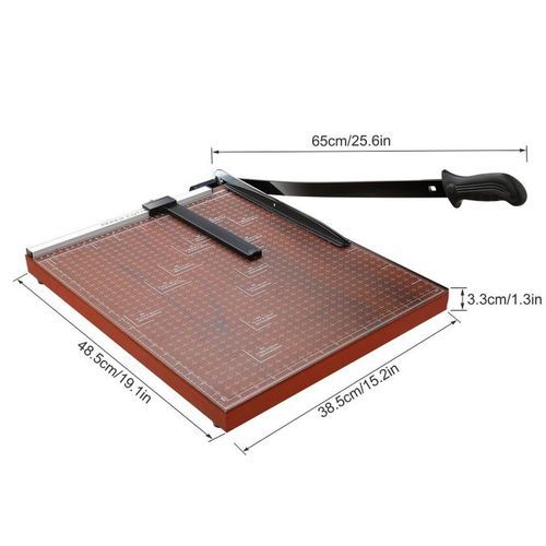 Paper A3 Paper Cutter, Paper Guillotine Trimmer, Black