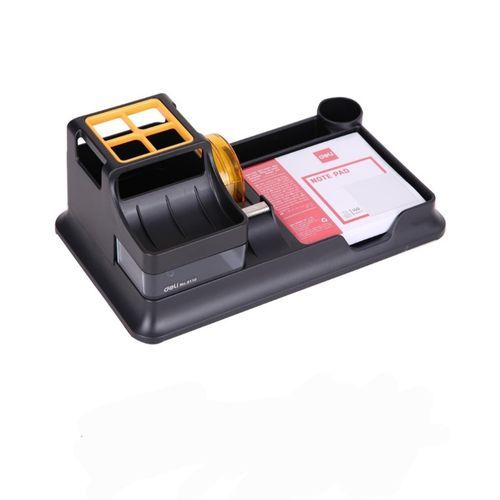 Deli Genuine Office Desk Organiser 9110 -Black