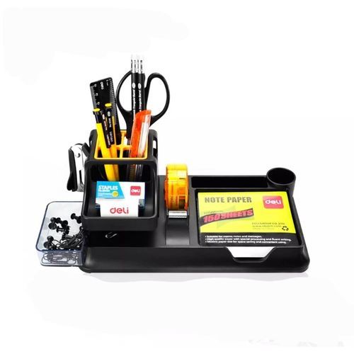 Deli Genuine Office Desk Organiser 9110 -Black