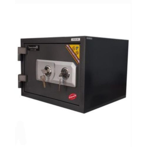 Universal Home Fireproof (Money Vault), Safe For Money & Valuables Double Key Bs-K310 - Dark grey