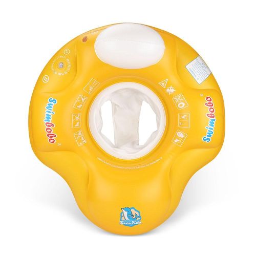 Swimbobo Cute Baby Pool Float Inflatable Baby Swim Float - yellow Ny