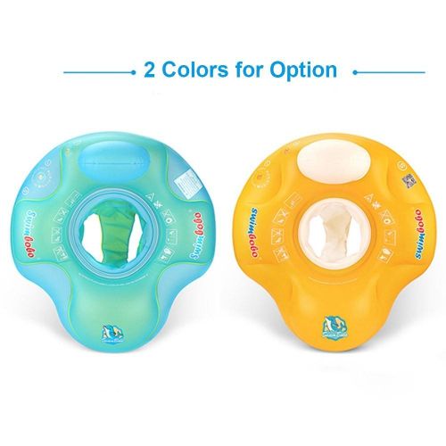 Swimbobo Cute Baby Pool Float Inflatable Baby Swim Float - yellow Ny