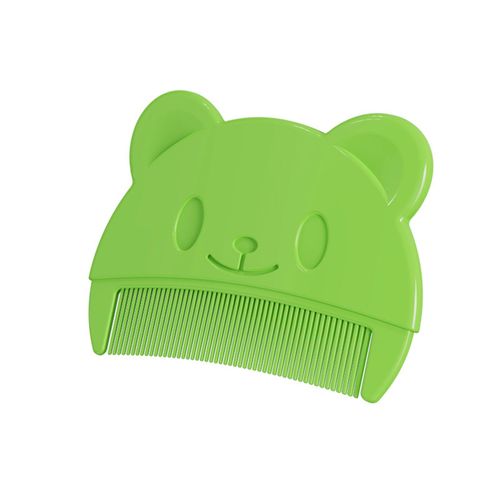 Neonatal Removal of Fetal Ringworm Comb Fine Comb Teeth Fit Head Shape Comb for Newborn Infant Toddler,Green NO5111