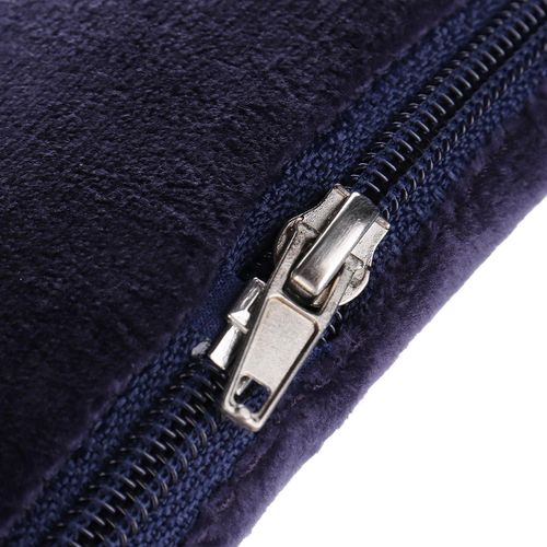 Donut Seat Cushion Pillow Memory Treatment Orthopedic Tailbone Comfortable Crystal velvet Navy
