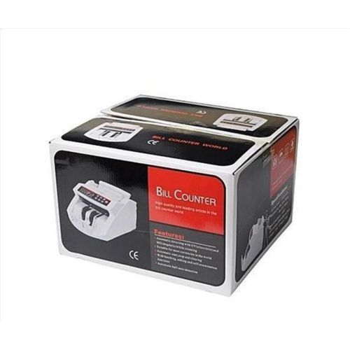 Bill/Money Counting Machine Counterfeit Detector Bill Counter - White