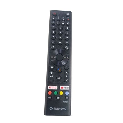 Changhong Remote Replacement For Smart TVs Android - Black