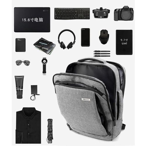 Large Capacity USB Port Business Backpacks Office Computer Laptop Backpack