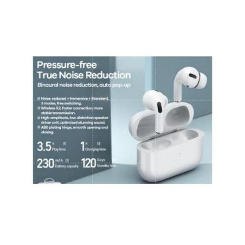 TWS Airpods wireless bluetooth music calling pod -white