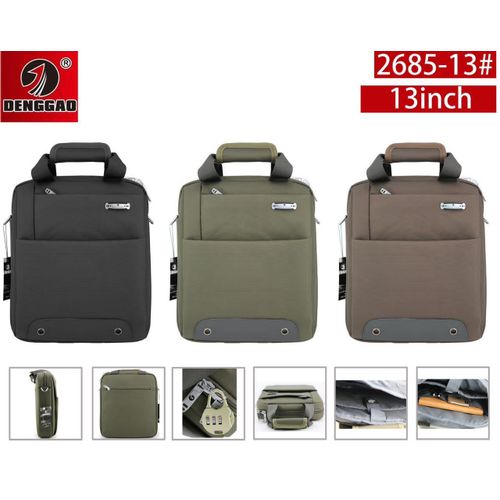 DENGGAO 1 Piece Of 14.5 Inch Small Canvas Messenger Bag for Men Medium-Sized Shoulder Bag Mens Retro Crossbody Bag Man Travel Bag Tablet Bag Case Suitable for A4 Magazine/iPad & Tablets- Multicolor