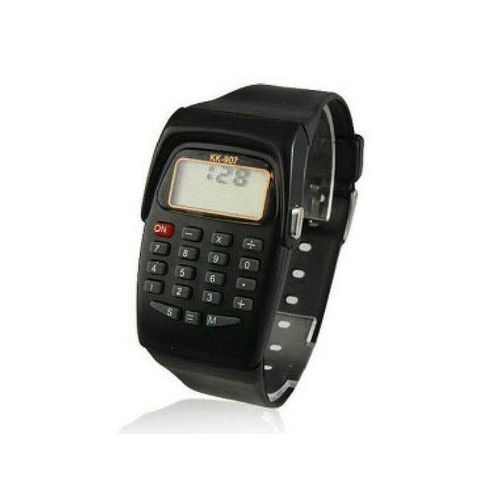 Kids Calculator Watch - Black