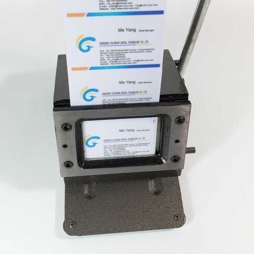Table Card Cutter Machine - PVC - Black