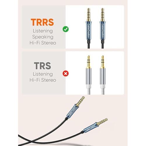 LASA 3.5 MM Audio Cable Male To Male - 1.8M