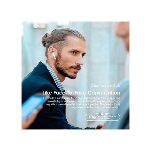 Oraimo Airpods Pro Full Freedom Wireless Bass BT V5.2 - White