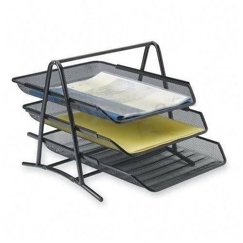 Hard Acrylic Desktop Trays Orgarnisers For Storing Papers And Stationary-Multicolour
