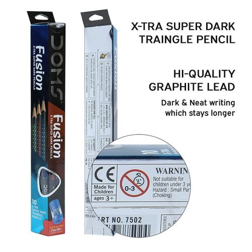 Doms Fusion X-tra Super Dark Pencil Pack