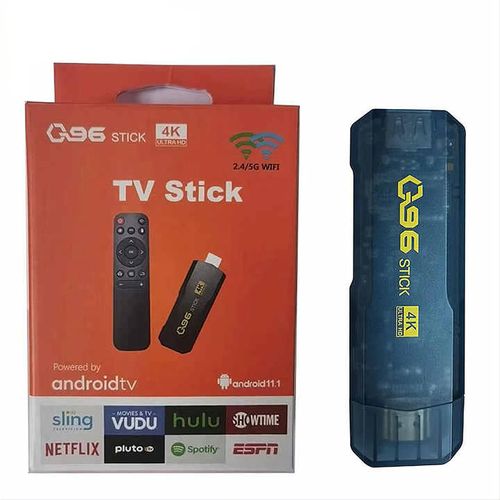 Q96 TV Stick- Smart TV Box Android 4K with Bluetooth
