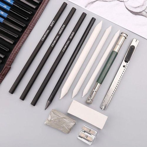 24pcs Professional Sketching Drawing Art Tool Kit